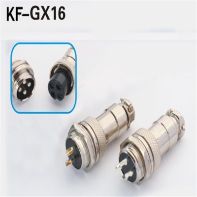 XLR connector GX16 6Pin Male Female Panel Chassis Harness AC-DC Power aviation Connector Kit GX16 Adapter connector